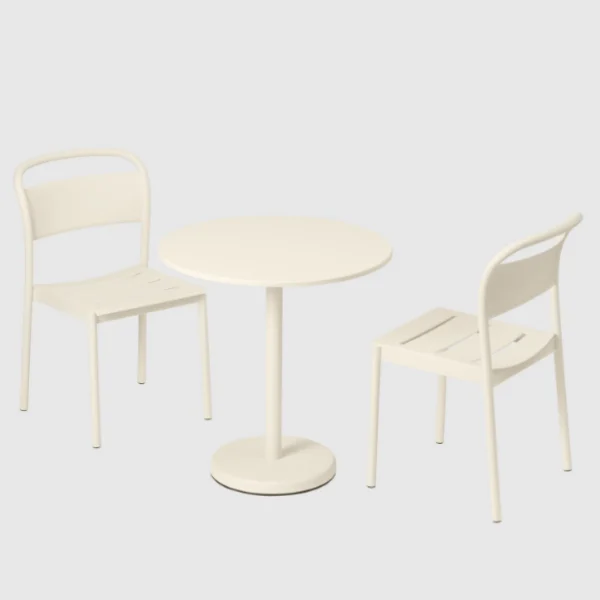 Online Muuto Linear Steel Side Chairs, Off White