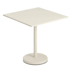 Best Muuto Linear Steel Square Cafe Table, Off White