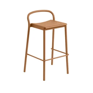 Sale Muuto Linear Steel Stool, 65cm,Burnt Orange