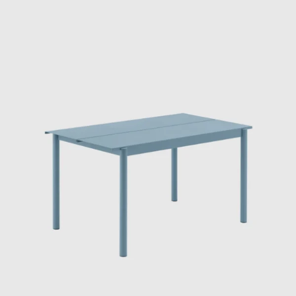 Discount Muuto Linear Steel Table, Pale Blue 140cm