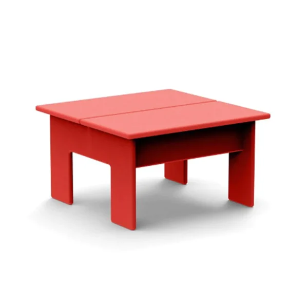 Sale Loll Designs Lollygagger Ottoman / Side Table Apple Red