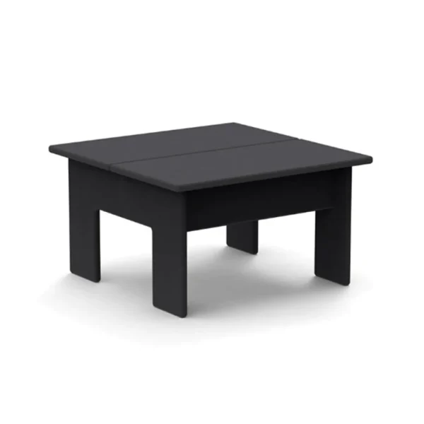 Online Loll Designs Lollygagger Ottoman/Side Table Black