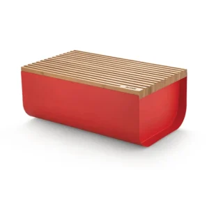 Best Alessi Mattina Bread Box, Red