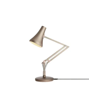 Cheap Anglepoise 90 mini mini desk lamp, warm silver/blush