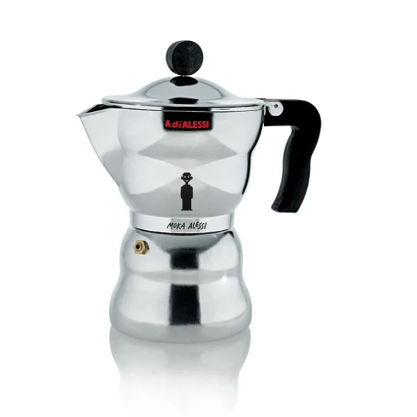 New Alessi Moka Espresso Maker, 3 Cup