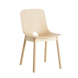 Best Sale woud Mono Dining Chair, White Pigmented Lacquered Oak