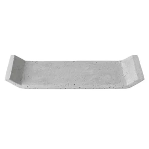 Hot Blomus Moon Tray, Light Grey, 12x5in