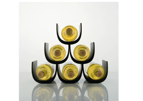 Clearance Alessi Noe modular wine rack, black