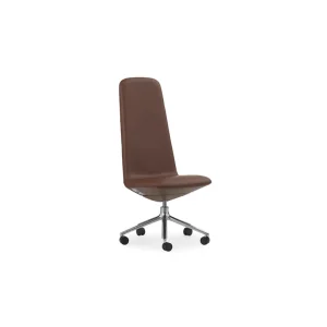 Best Sale Normann-Copenhagen Off Armchair Low 5W Gas Lift Alu With Cushion, Ultra Leather