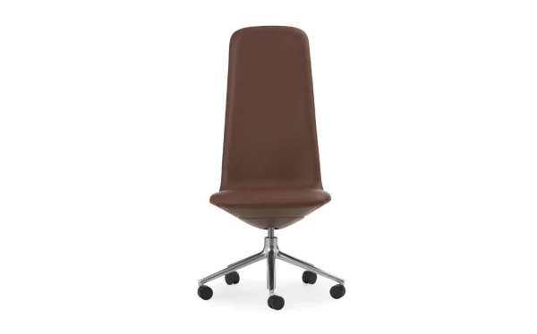 Best Sale Normann-Copenhagen Off Armchair Low 5W Gas Lift Alu With Cushion, Ultra Leather