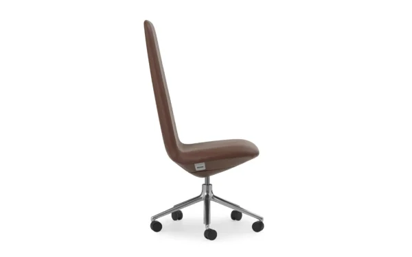 Best Sale Normann-Copenhagen Off Armchair Low 5W Gas Lift Alu With Cushion, Ultra Leather