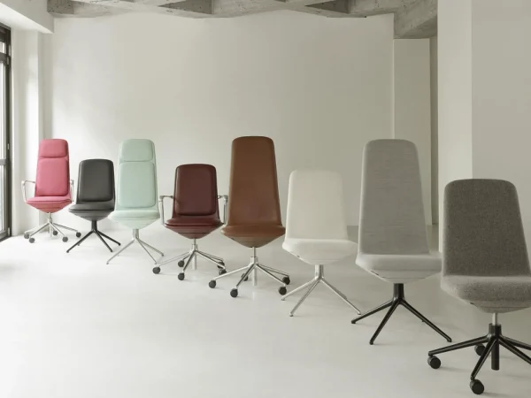 Best Sale Normann-Copenhagen Off Armchair Low 5W Gas Lift Alu With Cushion, Ultra Leather