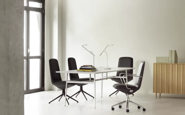 Best Sale Normann-Copenhagen Off Armchair Low 5W Gas Lift Alu With Cushion, Ultra Leather