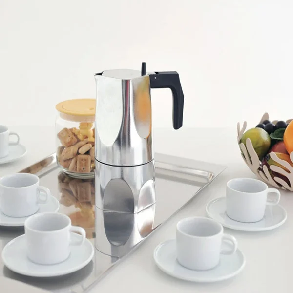 New Alessi Ossidiana 3 cup Espresso