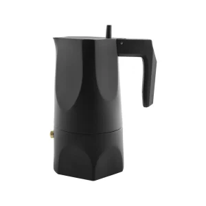 Cheap Alessi Ossidiana 3 cup Espresso, Black