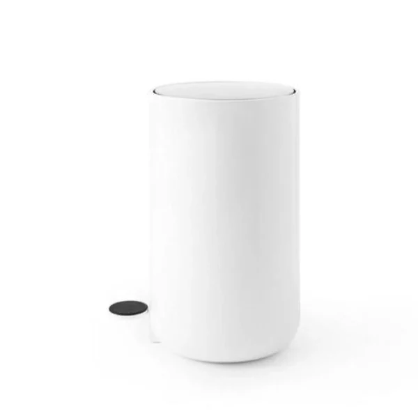 New Audo Pedal Bin, 11L, White (2.9 Gal)