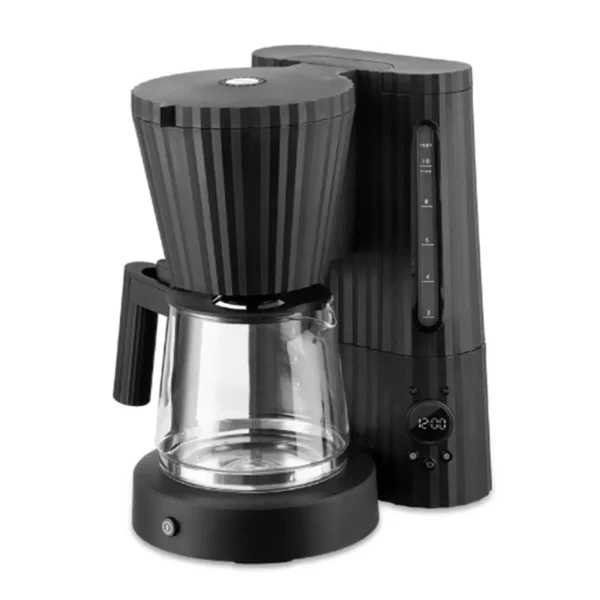 Shop Alessi Plisse coffee Machine, Black