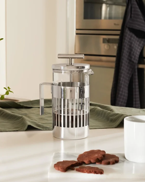 Cheap Alessi Press Filter Coffee Maker, 8 cups