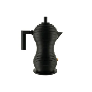 Hot Alessi Pulcina, Espresso Coffee Maker, Black, 1 cup