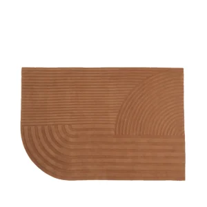 Hot Muuto Relevo Rug, Burnt Orange, 5'6 x 7'9