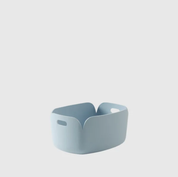 Shop Muuto Restore Basket Light Blue