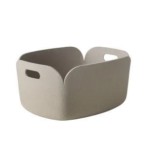 Fashion Muuto Restore Felt Storage Basket, Sand