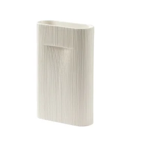 Best Muuto Ridge Vase Off-White, 14