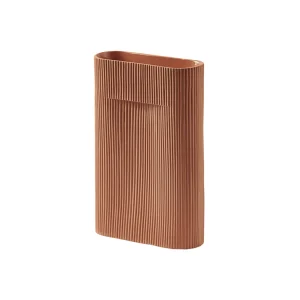 Store Muuto Ridge Vase Terracotta, 19