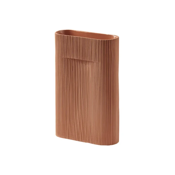 Store Muuto Ridge Vase Terracotta, 19