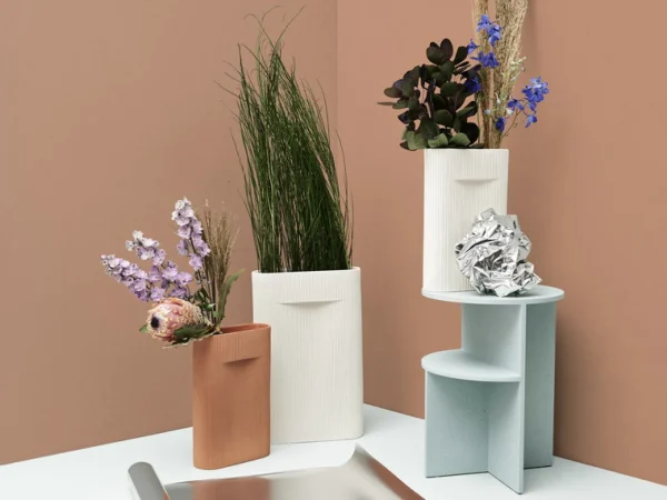 Store Muuto Ridge Vase Terracotta, 19