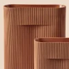 Hot Muuto Ridge Vase Terracotta, 14