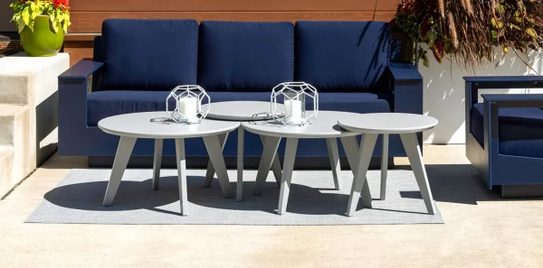 Outlet Loll Designs Satellite End Table Round, 18