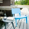 New Loll Designs Satellite End Table, Round 18”, Black