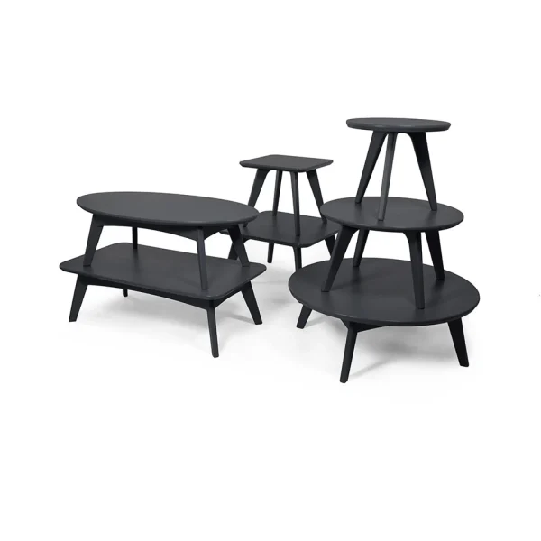 Cheap Loll Designs Satellite End Table, Round, 18” Driftwood