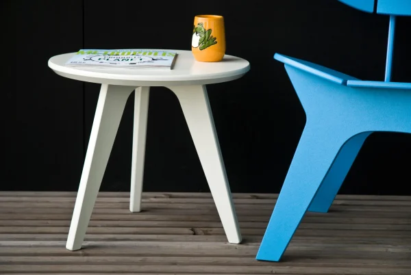 Cheap Loll Designs Satellite End Table, Round, 18” Driftwood
