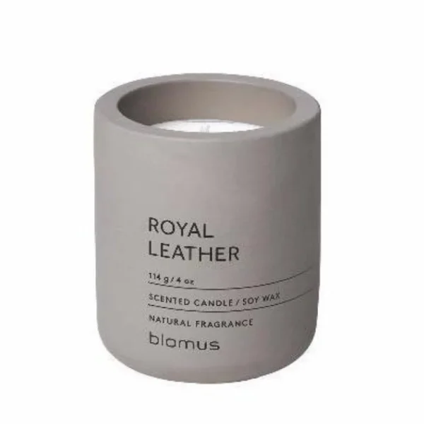 Hot Blomus Scented Candle, Small, Royal Leather