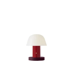New &Tradition Setago Portable Lamp JH27, Maroon/Grape