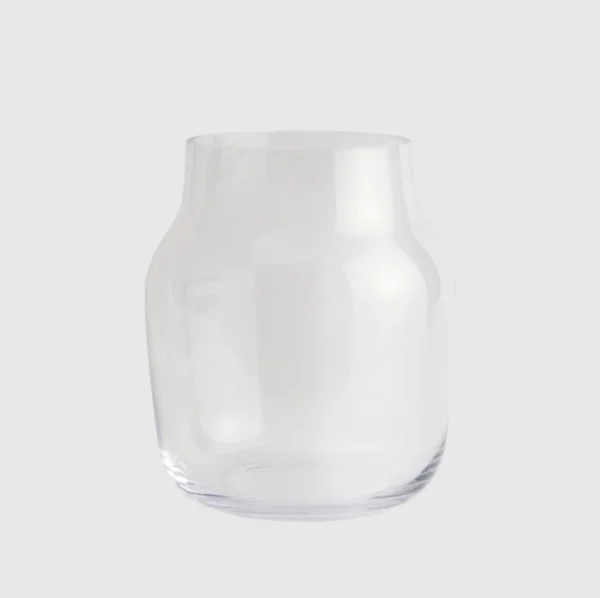 Hot Muuto Silent Vase Clear 7.8