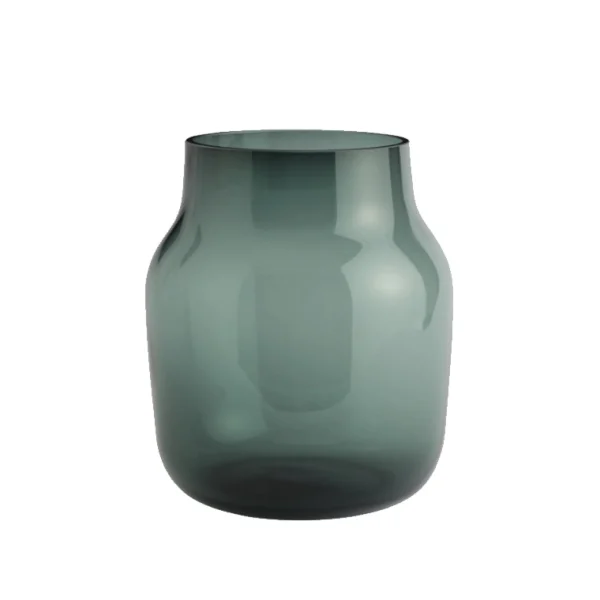 Shop Muuto Silent Vase Dark Green 7.8