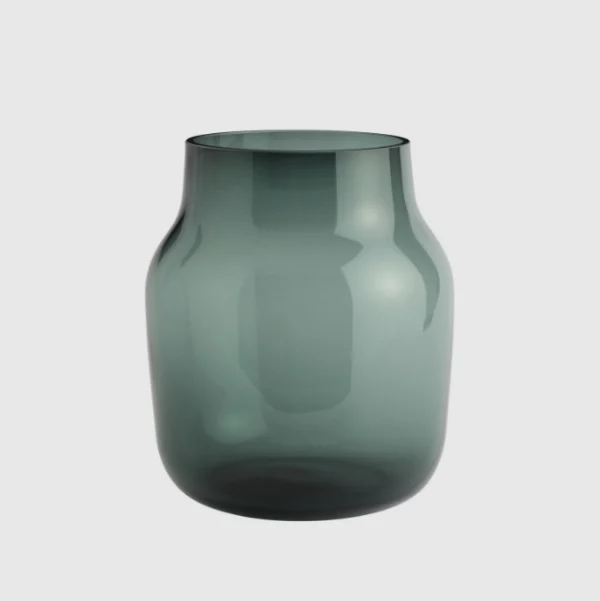 Shop Muuto Silent Vase Dark Green 7.8