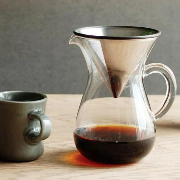 Flash Sale KINTO Slow Coffee Style, Carafe Set, 2 cups, metal filter