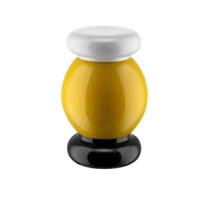 Sale Alessi Sottsass Twergi Salt Pepper Castor, Yellow