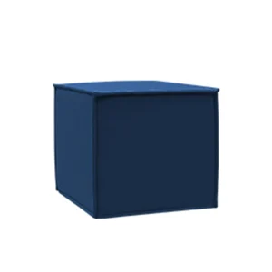 New Softline SPACE Pouf, 859 Dark Blue, Felt