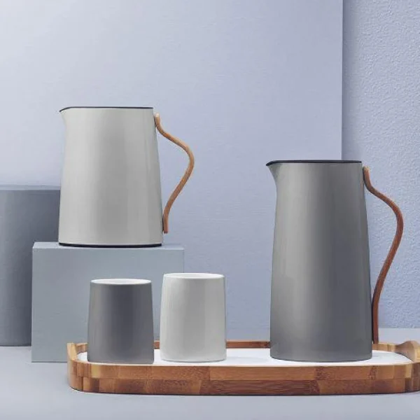 Clearance Stelton Emma Vacuum Jug , Coffee 1.2L, Grey