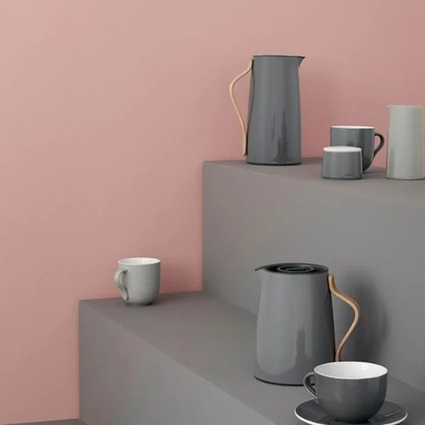 Clearance Stelton Emma Vacuum Jug , Coffee 1.2L, Grey