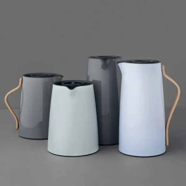 Clearance Stelton Emma Vacuum Jug , Coffee 1.2L, Grey