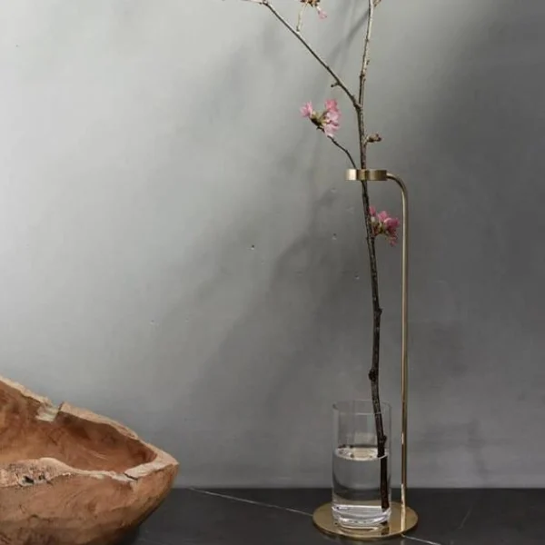 Store Audo Stem Vase, Mirror Polished Brass