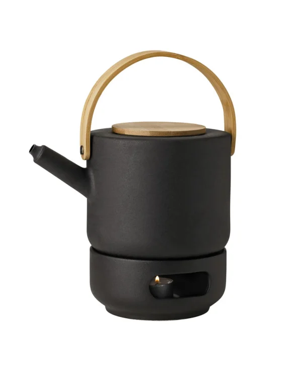Cheap Stelton Theo Teapot warmer, black