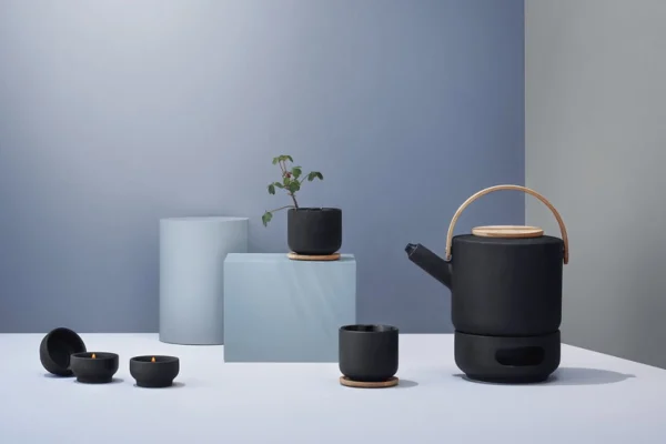 Cheap Stelton Theo Teapot warmer, black