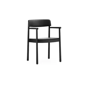 Flash Sale Normann-Copenhagen TIMB Armchair, upholstery, Black/Black Leather